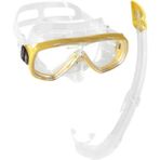 Cressi Onda Maske Mexico Şnorkel Seti Balıkmarketim - Standart - Tek Renk - CLEAR-YELLOW