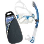 Cressi Penta - Alpha Maske Şnorkel Set Balıkmarketim - Tek Renk - CLEAR - BLUE - Standart