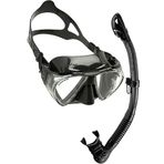 Cressi Penta - Alpha Maske Şnorkel Set black-black
