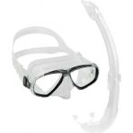 Cressi Perla Maske Mexico Snorkel Seti Clear-Black