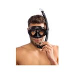 Cressi Perla Maske Mexico Şnorkel Seti - Siyah