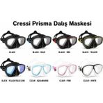 Cressi Prisma Dalış Maskesi - CLEAR - WHITE - Tek Beden - Şeffaf - Beyaz
