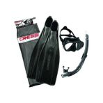 Cressi Pro Star Siyah Palet Maske Snorkel Seti 45 - 46 No