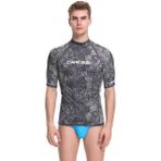 Cressi Rash Guard Black Orange No:4 Erkek T-Shirt
