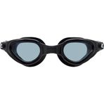 CRESSI Right Goggles siyah/dumanlı lens - yüzme, havuz ve su sporları için yetişkin yüzücü gözlüğü, buğulanmaz,%100 UV önleyici, siyah/siyah - füme camlar, tek beden