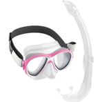Cressi Samoa Maske - Mexico Şnorkel Set Clear/Pınk