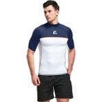 Cressi Shield Rash Guard Man White Blue No 6 T-Shirt