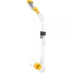 Cressi Supernova Dry Yetişkin Şnorkel Clear-Yellow