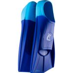 CRESSI Vera Fins Mavi/Azure S-Üniseks Kısa Paletler %100 Silikon Kapalı Ayakkabı, Yüzme, Açık Su Antrenmanı, Yüzme, Şnorkel, Dalış, Mavi/Açık Mavi, S (EU 36/38)