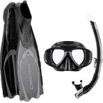 Cressi Yetişkin Siyah Pluma Set