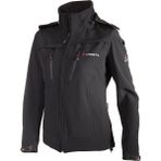 Cresta Kadın Softshell Ceket Su Geçirmez Kapüşonlu Outdoor Kullanım İçin S Beden Siyah