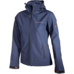 Cresta Outdoor Basic Kapüşonlu Kadın Softshell Ceket - Lacivert