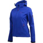 Cresta Outdoor Basic Kapüşonlu Kadın Softshell Ceket - Mavi - XL
