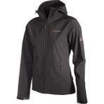 Cresta Outdoor Basic Kapüşonlu Kadın Softshell Ceket - Siyah - XL
