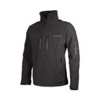 Cresta Outdoor Gizli Kapüşonlu Erkek Softshell Ceket - Siyah - M