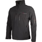 Cresta Outdoor Gizli Kapüşonlu Erkek Softshell Ceket - Siyah