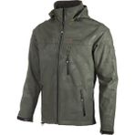 Cresta Outdoor Kamuflaj Baskılı Kapüşonlu Erkek Softshell Ceket - Haki - 2XL