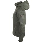 Cresta Outdoor Kamuflaj Baskılı Kapüşonlu Erkek Softshell Ceket - Haki