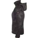 Cresta Outdoor Kamuflaj Baskılı Kapüşonlu Erkek Softshell Ceket - Siyah