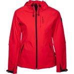 Cresta Outdoor Kapüşonlu Dynamic Kadın Softshell Ceket - Kırmızı