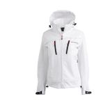 Cresta Outdoor Kapüşonlu Kadın Softshell Ceket - Beyaz