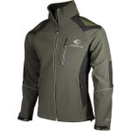 Cresta Outdoor Reflektör Baskılı Erkek Softshell Ceket - Haki - 2XL