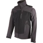 Cresta Outdoor Soft-Tech Kapüşonlu Erkek Ceket - Siyah - 3XL