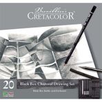 Cretacolor 20 Parça 40030 Black Box Charcoal Drawing Kömür Kalem Çizim Seti