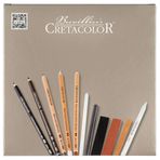 Cretacolor 40063 25'li Passion Box Karakalem ve Çizim Seti