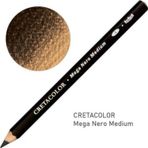 Cretacolor 46138 Mega Nero Pencil Medium Yağlı Kömür Kalem