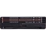 Cretacolor Charcoal Pocket Set Karakalem Eskiz Çizim Seti Metal Kutu 8 Parça