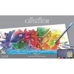 Cretacolor Marino 36 Renk Metal Kutulu Aquarelle Sulandırılabilir Boya Kalemi Seti