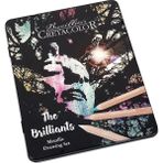 Cretacolor Megacolor Brilliants 12 Renk Metal Kutu Jumbo Kalın Kuru Boya Kalemi Seti