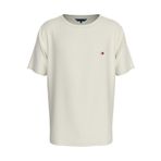 Crew Neck Slub Tee Erkek Beyaz T-Shirt - Um0um03527