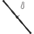 CrewSport Lat Triceps Bar Aparat 80 Cm - Revolving Straight Bar - Biceps Bar - Lat Pulldown - Fitness Aparat