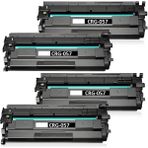 CRG-057 (057 / CRG057) 4 Adet Canon I-Sensys MF445DW (MF-445) Wı-Fı Yazıcı Uyumlu 3000 Sayfalık Muadil Toner - Black