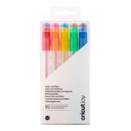 Cricut 2009964 Joy Gökkuşağı Renkleri 10'lu Kalem Seti 0.8 mm Glitter Jel