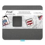 Cricut Easypress için Isı Pres Matı: Ecraft (27,9 x 33,0 cm) El İşi Yalıtım Transfer için Çift Taraflı Isıtma Ütü Matları HTV Vinil Isı Pres Makinesi, Tişörtler