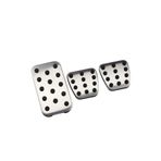 CRİSTAL Honda Civic 16-20/CRV 17-20/Accord 14-18 Uyumlu Kaydırmaz Metal Manuel Pedal Seti 3 Prc