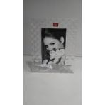 Cristal Paris Beyaz Kristal Fotoğraf Çerçevesi, Dikey, 18x22cm, Cam, Boudoir Serisi
