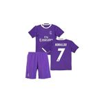 Cristiano Ronaldo 2017 Cardif Ligi Mor Çocuk Forma Takımı 4'lü Set Çorap+Bileklik Hediyeli hdu45yersd1hnjdf1hjdg