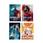 Cristiano Ronaldo - Lionel Messi - Mohamed Salah - Rüya Takımı Boyama (Poster Ve Ayraç Hediye)