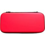Crk Tech Nintendo Switch 2 Uyumlu Koruma Seti: Sert Gövde Taşıma Çantası + 9h Temperli Glass Ekran Koruyucu Cam - Kırmızı