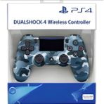 CRK Tech Ps4 Kablosuz Gamepad Garantili Joystıck Yenilenmiş Gamepad Controller - Mavi Kamuflaj - Kamuflaj Mavi