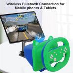 Crk Tech Telefon Uyumlu Oyuncu Direksiyon Seti Titreşimli Bluetooth Wireless Android/iOS/PS4/PS3/PC 270• Pedallı