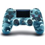 Crk Teknoloji Ps4 ve Pc Dualshock 4 V2 Gamepad Siyah Yeni Nesil Kol Yenilenmiş - Mavi Kamuflaj