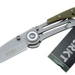CRKT CR 0087 KM Kamp Çakı 18 cm - Metal Saplı, Otomatik, Kılıflı
