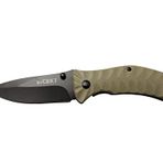 Crkt İncendor 2078 Gri Kamp Çakı 17,5cm - Manuel, Plastik Sap, Kemerlikli