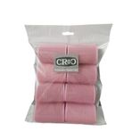 Croc 1207 Pembe 8'li Çap 4 cm Cırtlı Sünger Bigudi