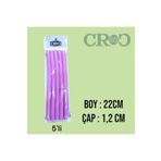 Croc 1241 Sosis Bigudi 5li Pembe Boy:22Cm Çap:1.2Cm alithestereo